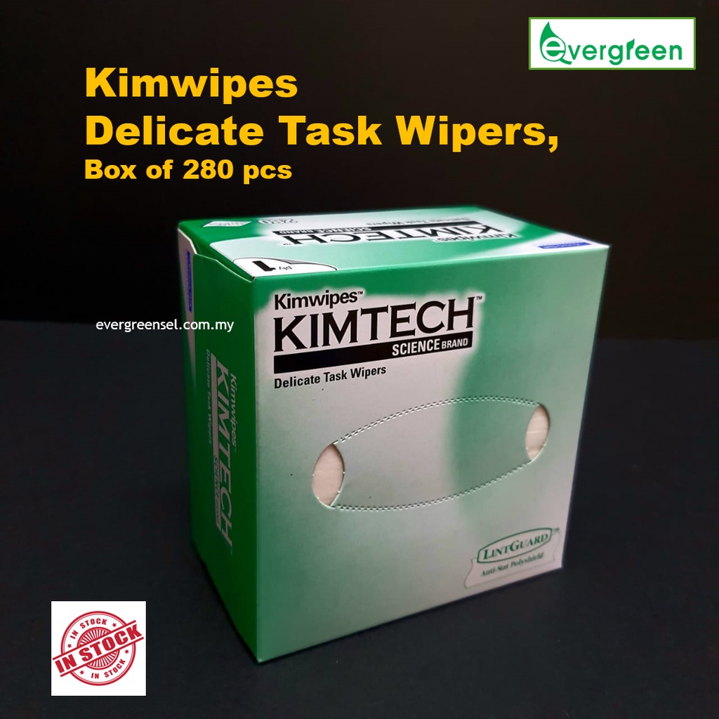 Kimwipes Delicate Task Wipers, Box of 280 pcs | Shopee Malaysia