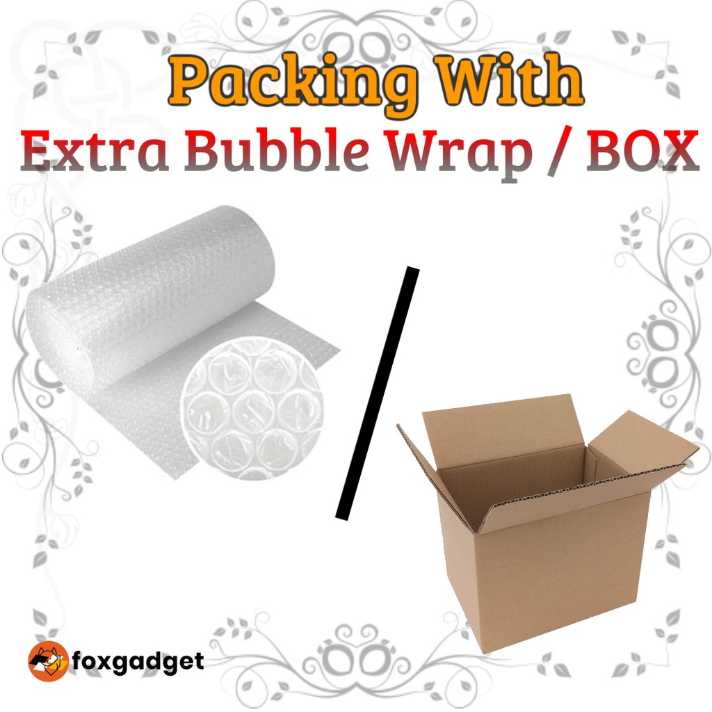 Add On Packing with Extra Bubble Wrap or Box with Bubble Wrap - More Safely