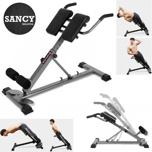 Sancy Roman Chair Hyperextension Back Workout Fitness Gym Bench