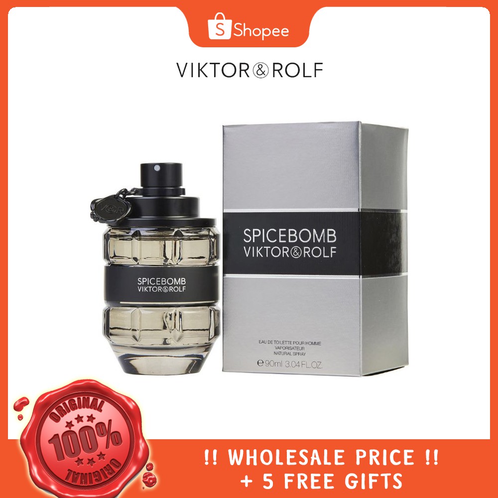 100 Original Viktor Rolf Spicebomb 90ml Edt Perfume Shopee Malaysia