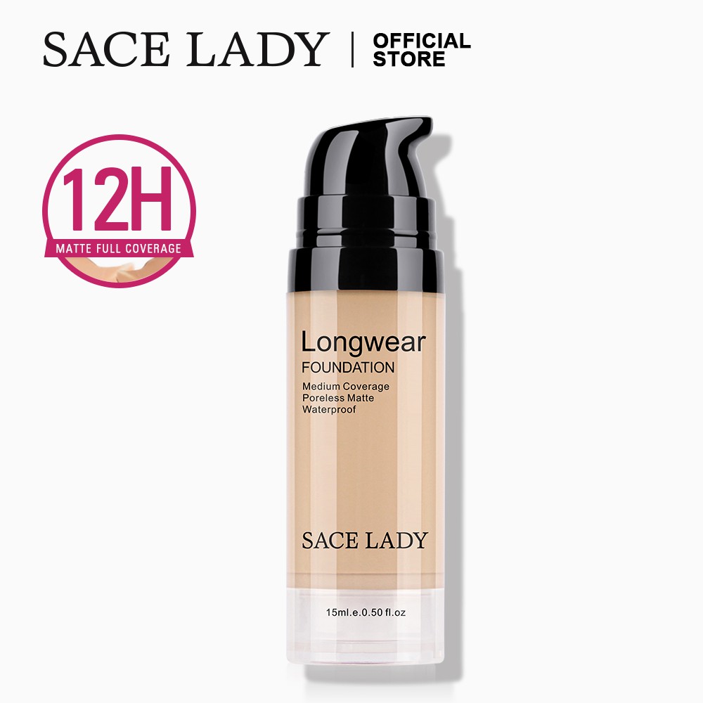 Sace Lady Liquid Foundation Flawless Matte Lightweight Smooth Face