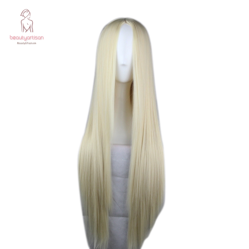 Silver MapofBeauty 40 Inch/100cm Fashion Straight Long Costume Anime Cosplay Wig 