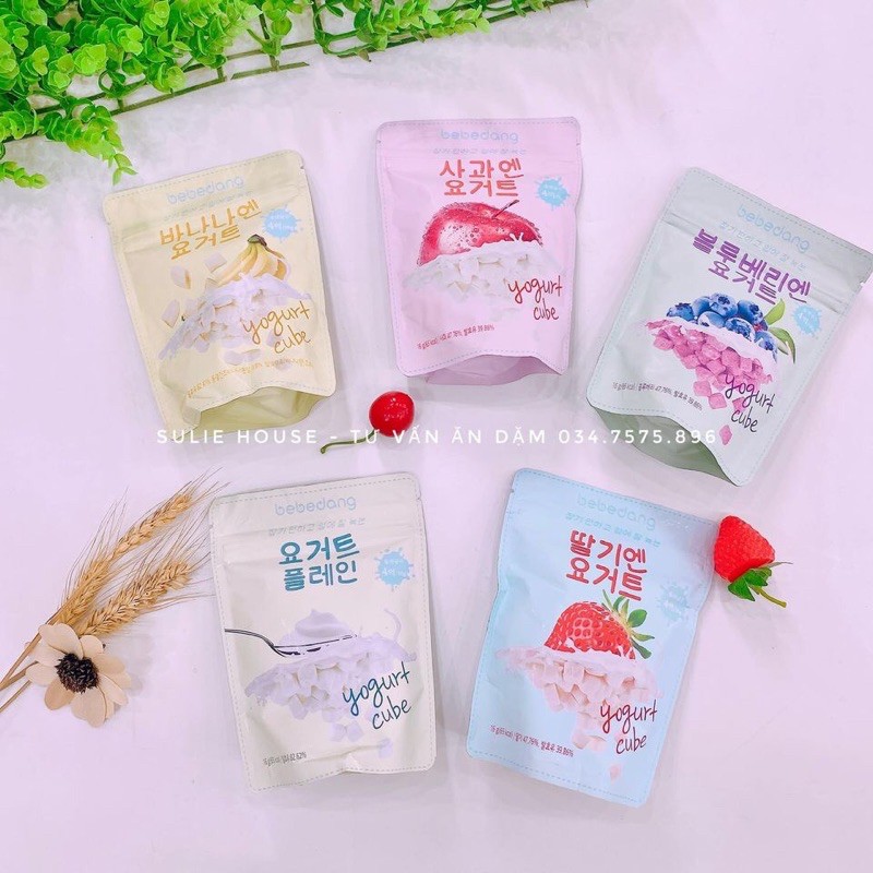 Korean bebedang freeze-dried yogurt for babies 7m+