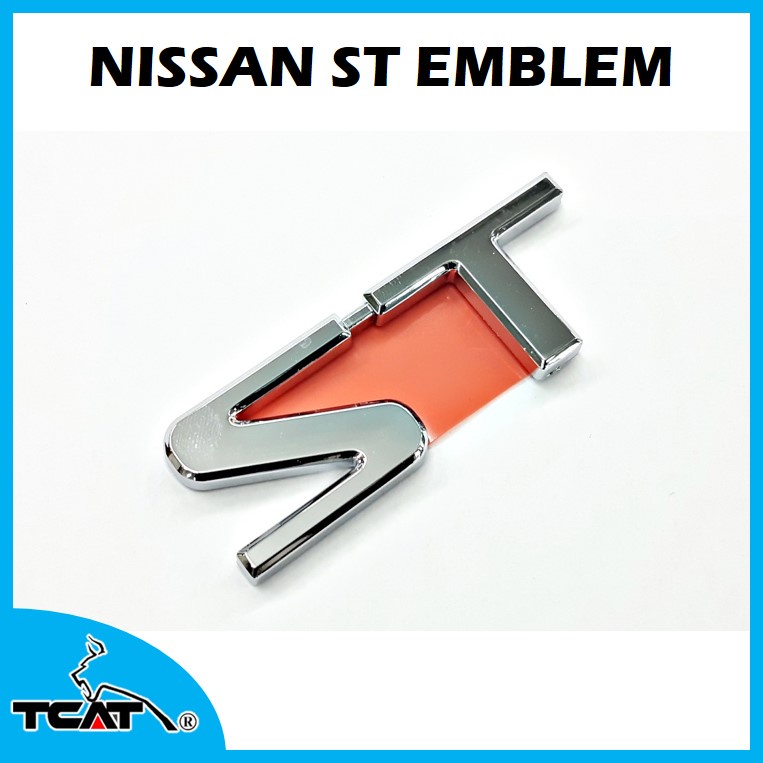 Nissan Genuine "ST" Emblem Shopee Malaysia