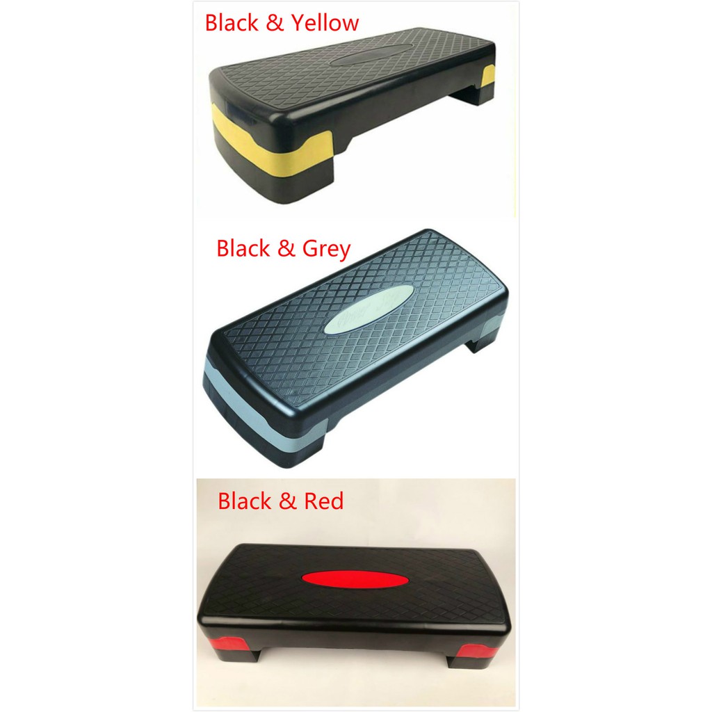 68cm Adjustable Aerobic Stepper Platform with 2 Risers Aerobic Platform