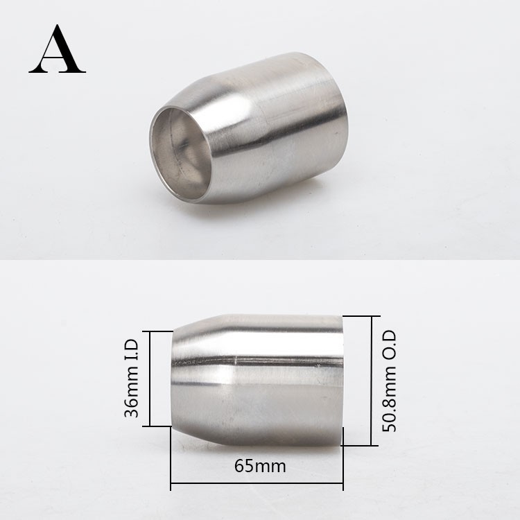 universal motorcycle exhaust accessories exhaust adapter connector 51mm