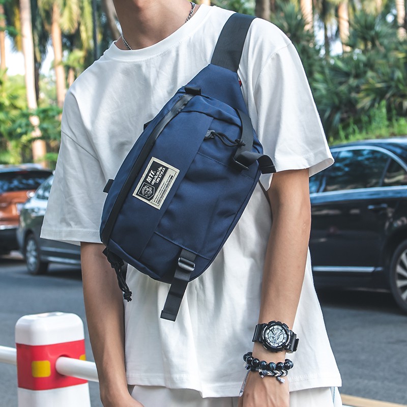 canvas chest bag