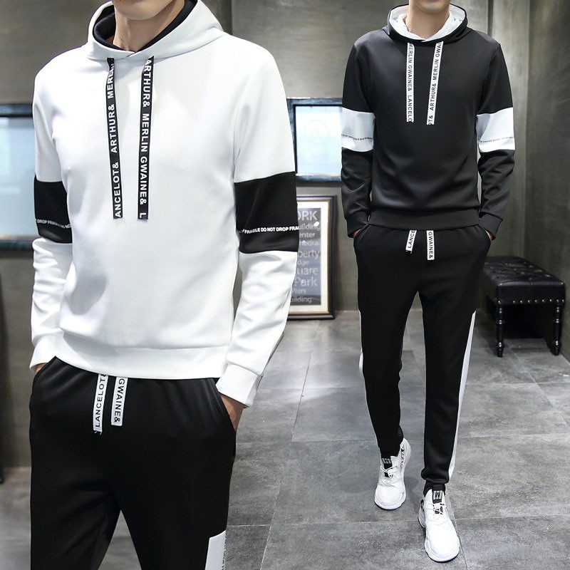 hoodie and pants set mens