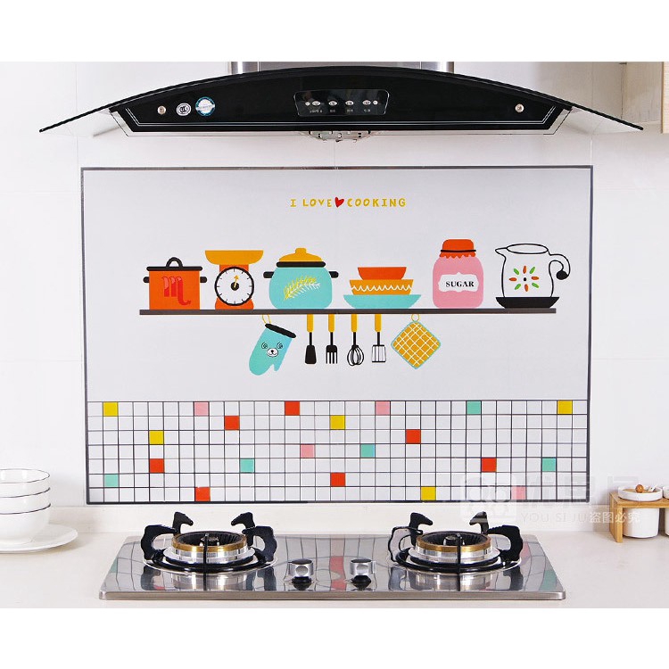 Wall Stickers Kitchen Full wallpaper 90x60cm exquisite_life.my | Shopee