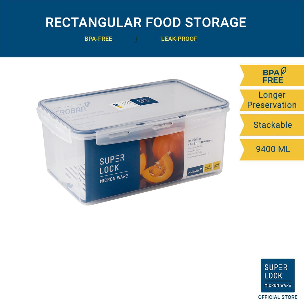 SuperLock Premium Series Antibacterial BPAFree Multipurpose Airtight