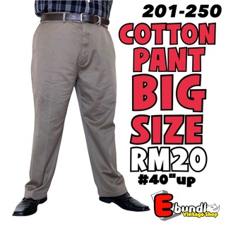 COTTON PANT BIG SIZE #bundle RM20