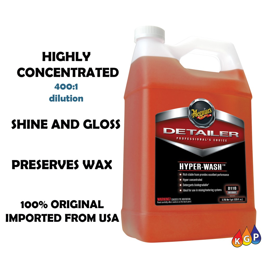 Meguiars Hyper Wash, D11001, 1 Gallon Shopee Malaysia