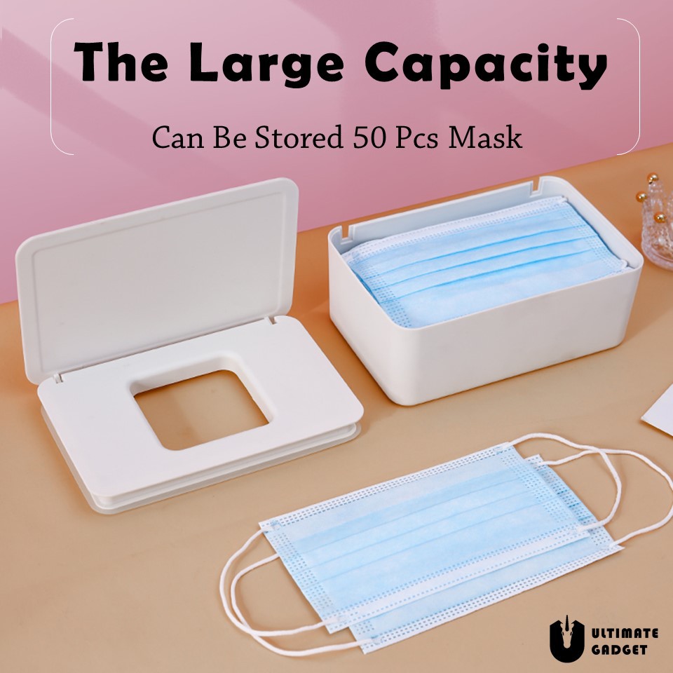 Face Mask Storage Case Flip Mask Box Mask 3ply hand sanitizer Tissue
