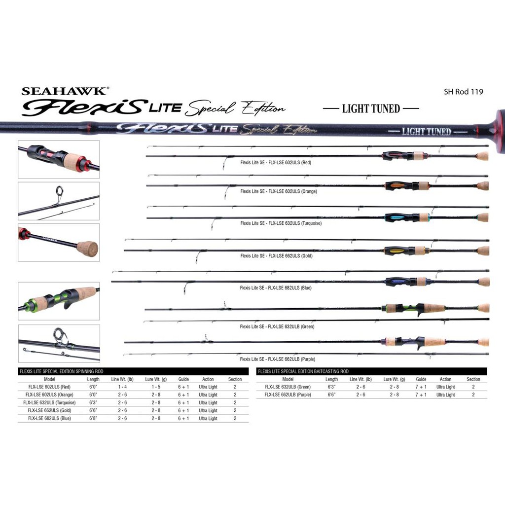 seahawk ultralight rod