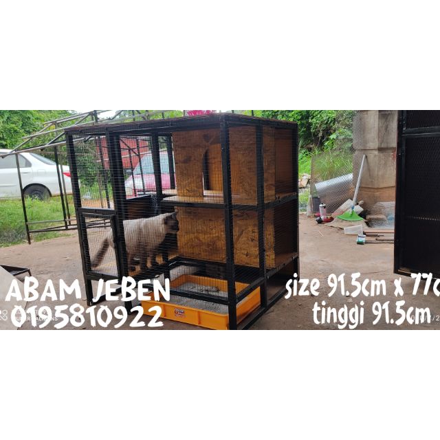 Custom cat cage rumah kucing tempahan custom design  Shopee Malaysia