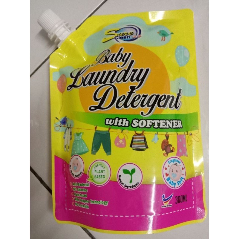 Sure Clean baby Laundry detergent with softener sabun basuh baju budak