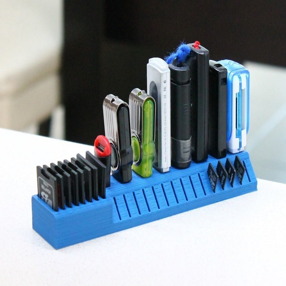 USB Stick, SD & MicroSD Card Holder 3D Printer Shopee Malaysia