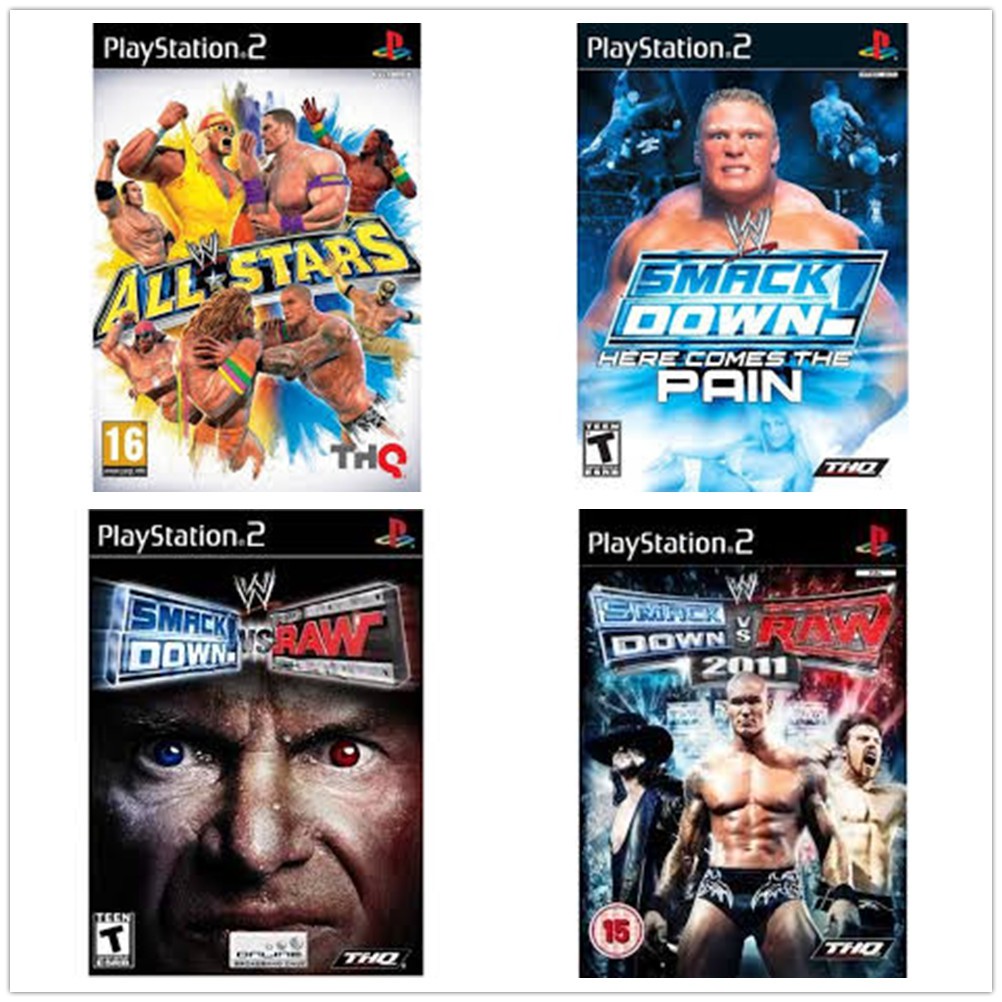 New Disc Not Used Ps2 Wwe Smackdown Vs Raw All Star Here Comes The Pain Games Shopee Malaysia