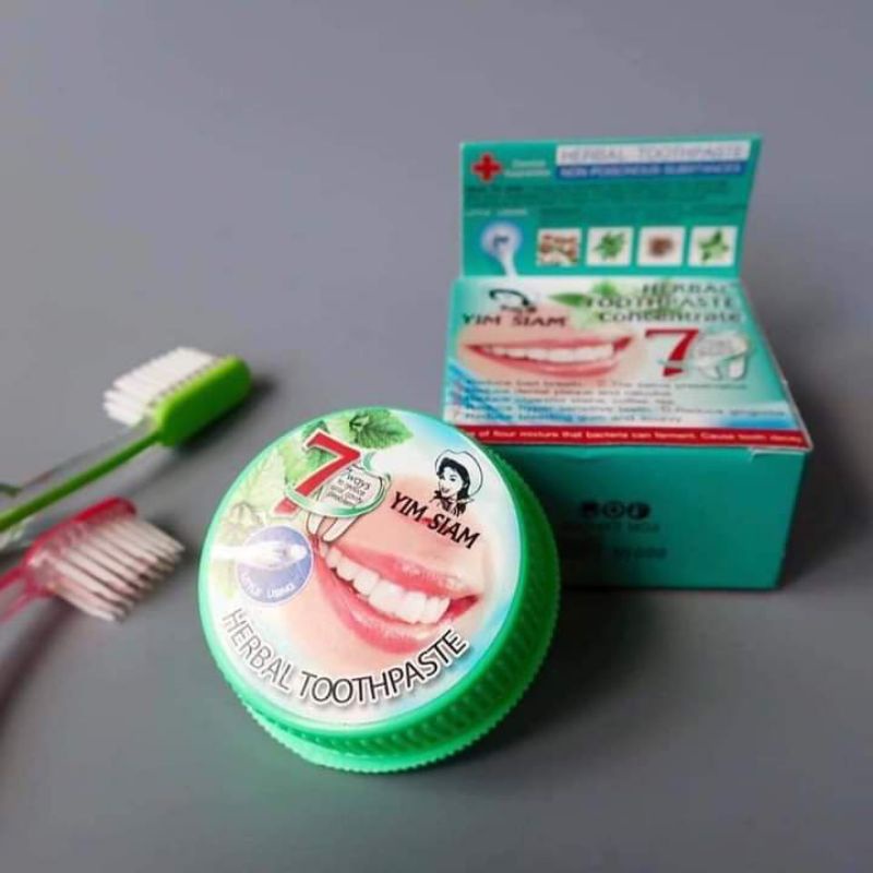 Thailand Toothpaste Yim Siam Herbal Toothpaste 25g Shopee Malaysia