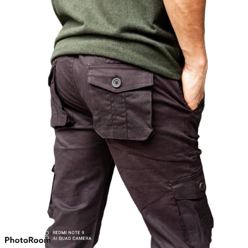 cargo six pocket seluar slack (unisex) premium quality (seluar kerja ...