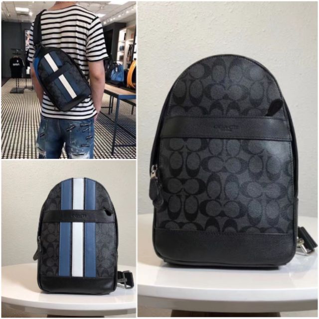 coach mens charles backpack