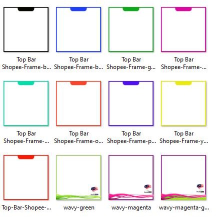 74 Simple Shopee Product Frame Template In Png Transparent Background Shopee Malaysia