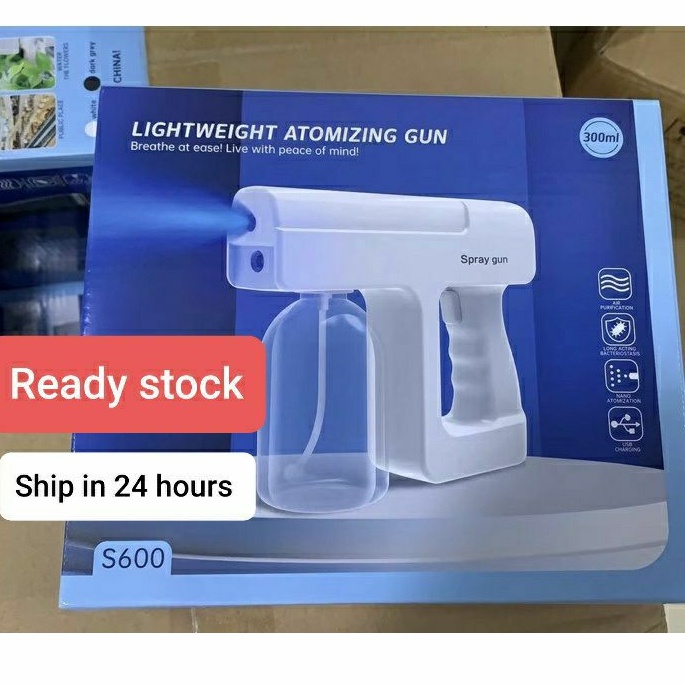 Ready Stock S600 Nano Spray Gun Rechargeable Disinfectant Spray Nano