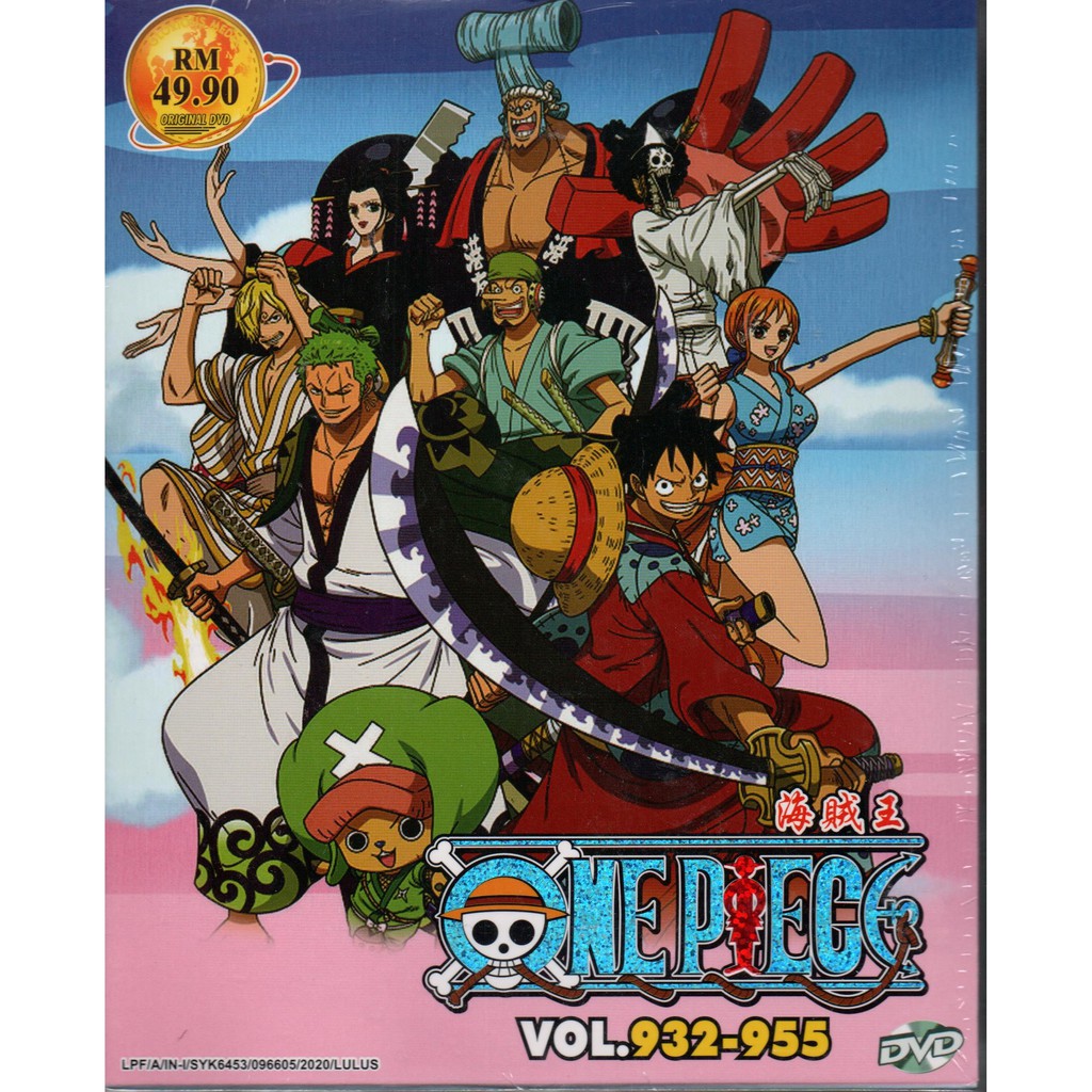 Anime Dvd One Piece Box 30 Vol 932 955 Shopee Malaysia