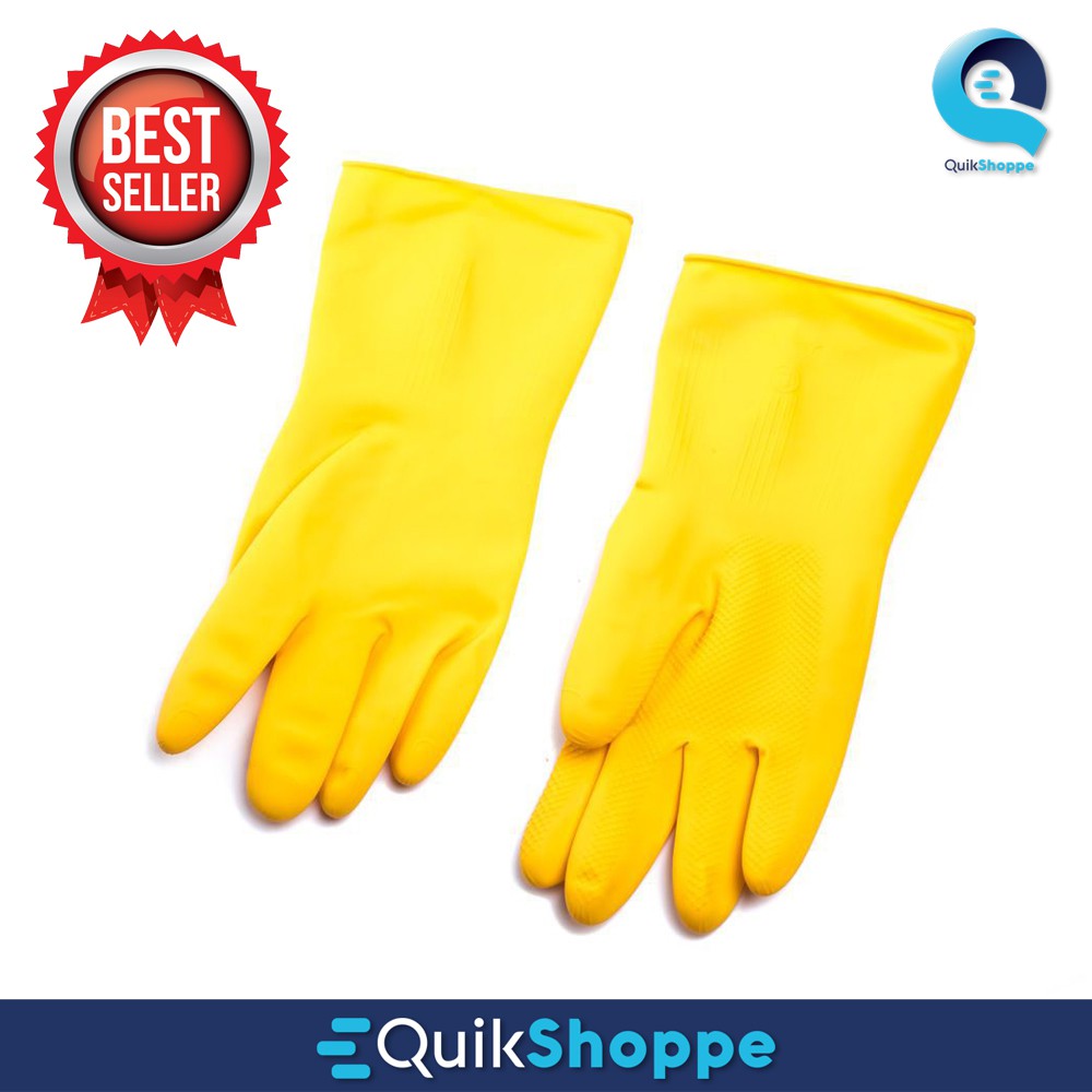 Sarung Tangan Getah Latex Warna Kuning Jenama Frams Sesuai Untuk Alam Semula Jadi Shopee Malaysia