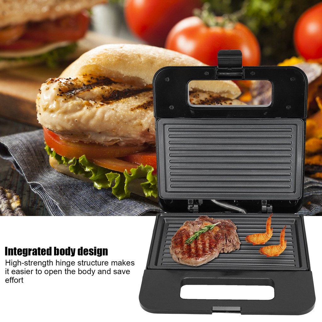 Grill Maker Double Sided Heating Multifunctional Panini Press Household Supplies EU Plug 220V