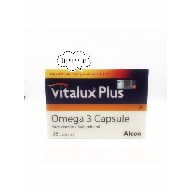 Vitalux Plus OMEGA 3 and LUTEIN Capsule Multivitamin/Multimineral 20's