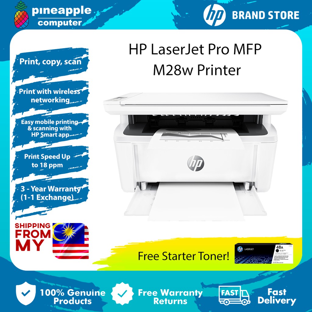 hp laserjet pro mfp m28w scanner