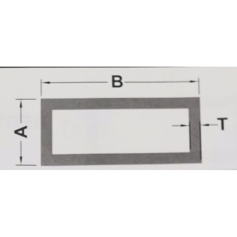 Aluminium rectangular tubes Aluminium hollow Shopee Aluminium rectangular tubes Aluminium hollow Shopee