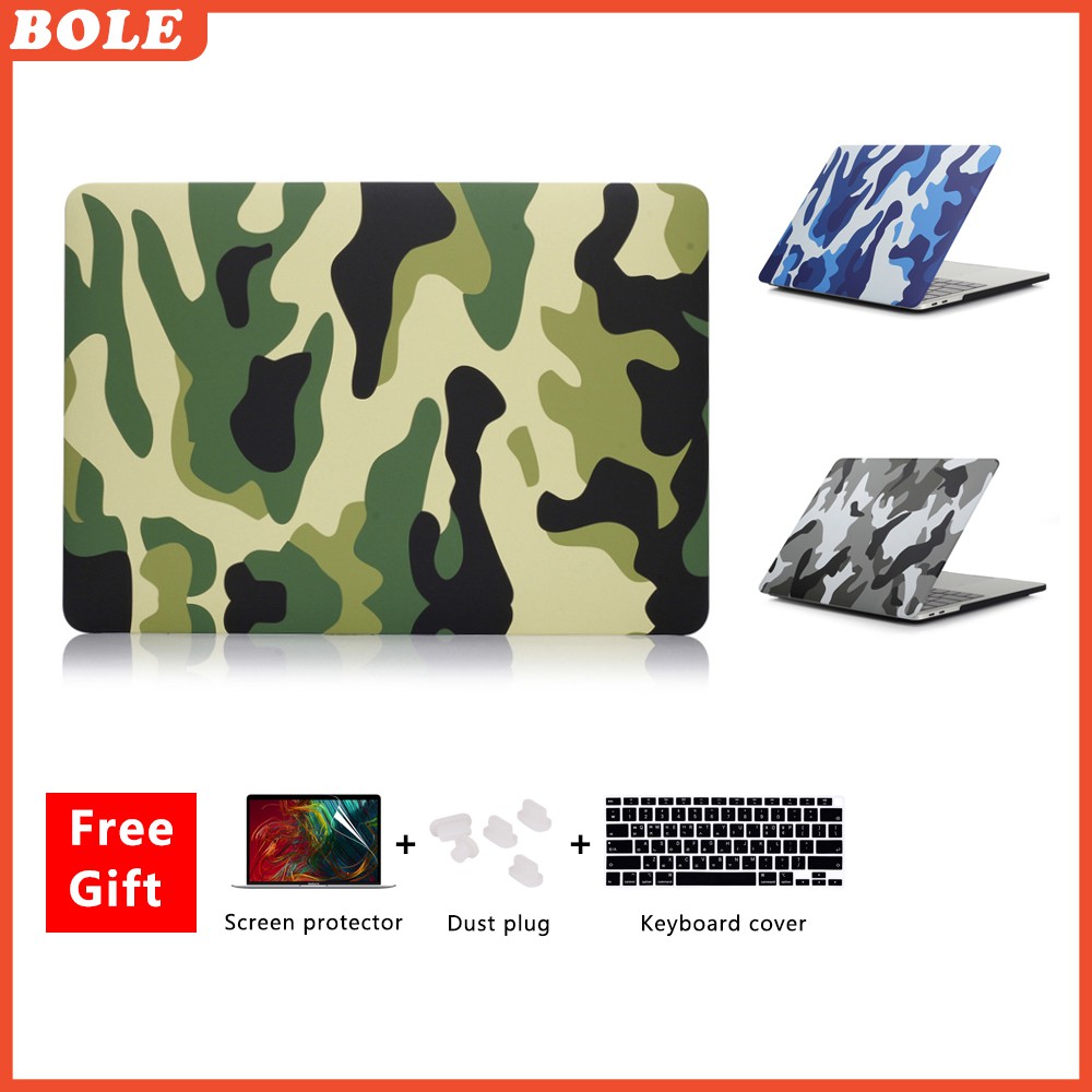 Plastic Hard Shell Case Cover for MacBook Air 13 with Touch Id and Retina Display Army Camouflage 3D Camo Print MacBook Air 13 Inch Case 2020 2019 2018 New Version A1932 & A2179 