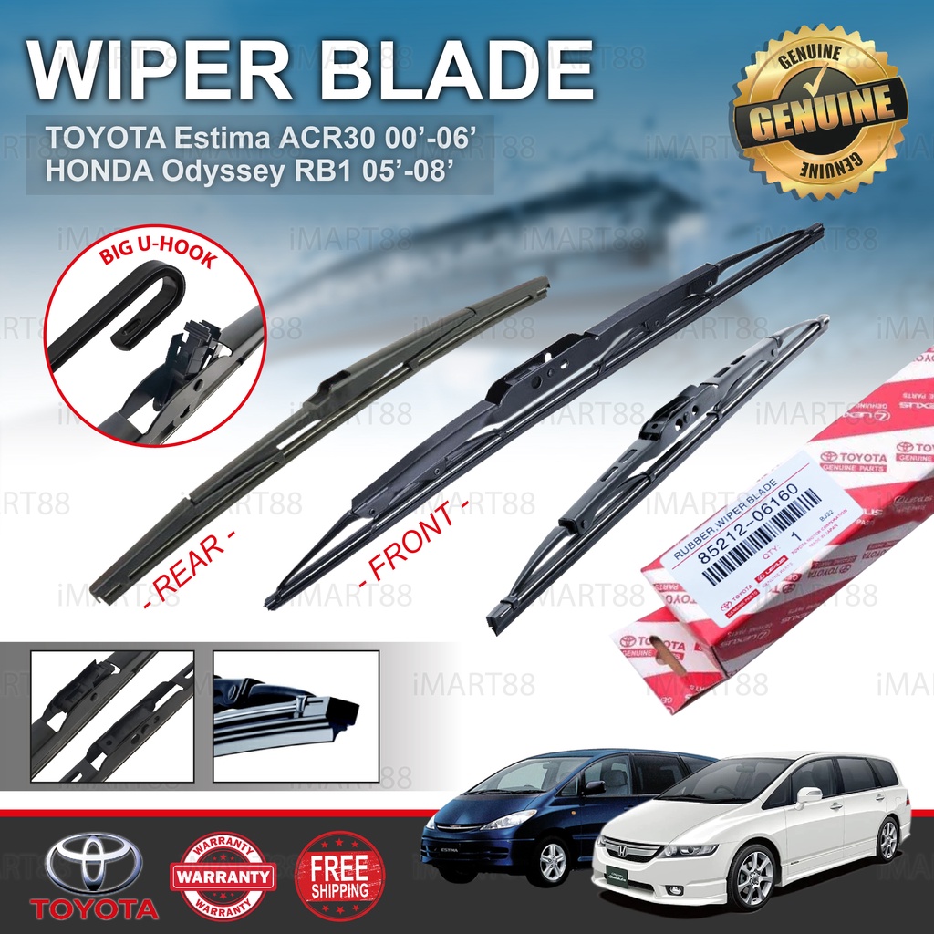 Original Toyota Estima ACR30 0006 Honda Odyssey RB1 RB2 0508 Wiper