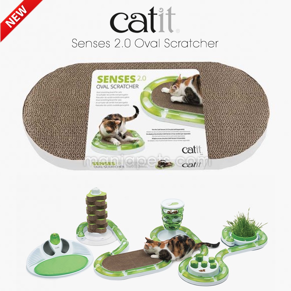 Catit Senses 2.0 Oval Scratcher for Cat