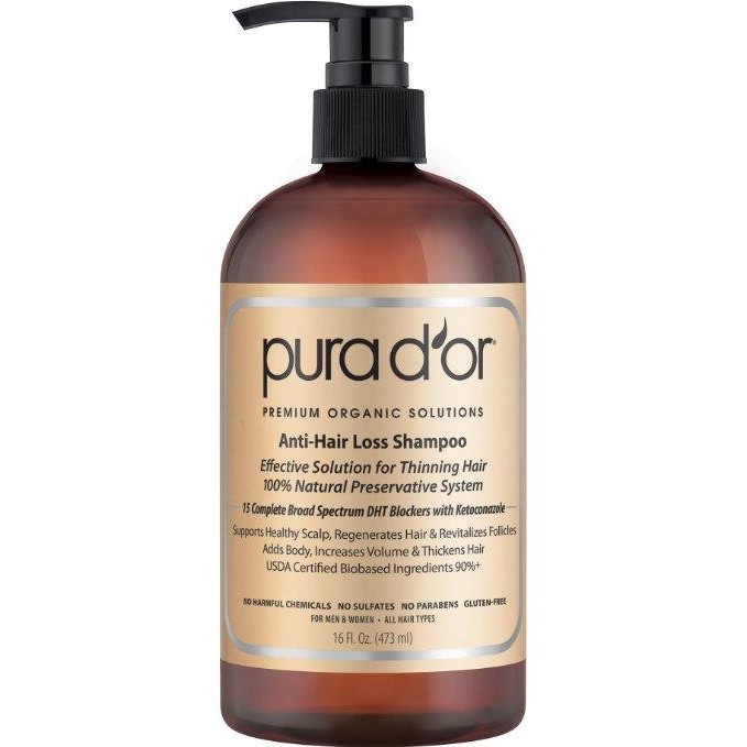 Pura D Or Anti Hair Loss Premium Organic Argan Oil Shampoo