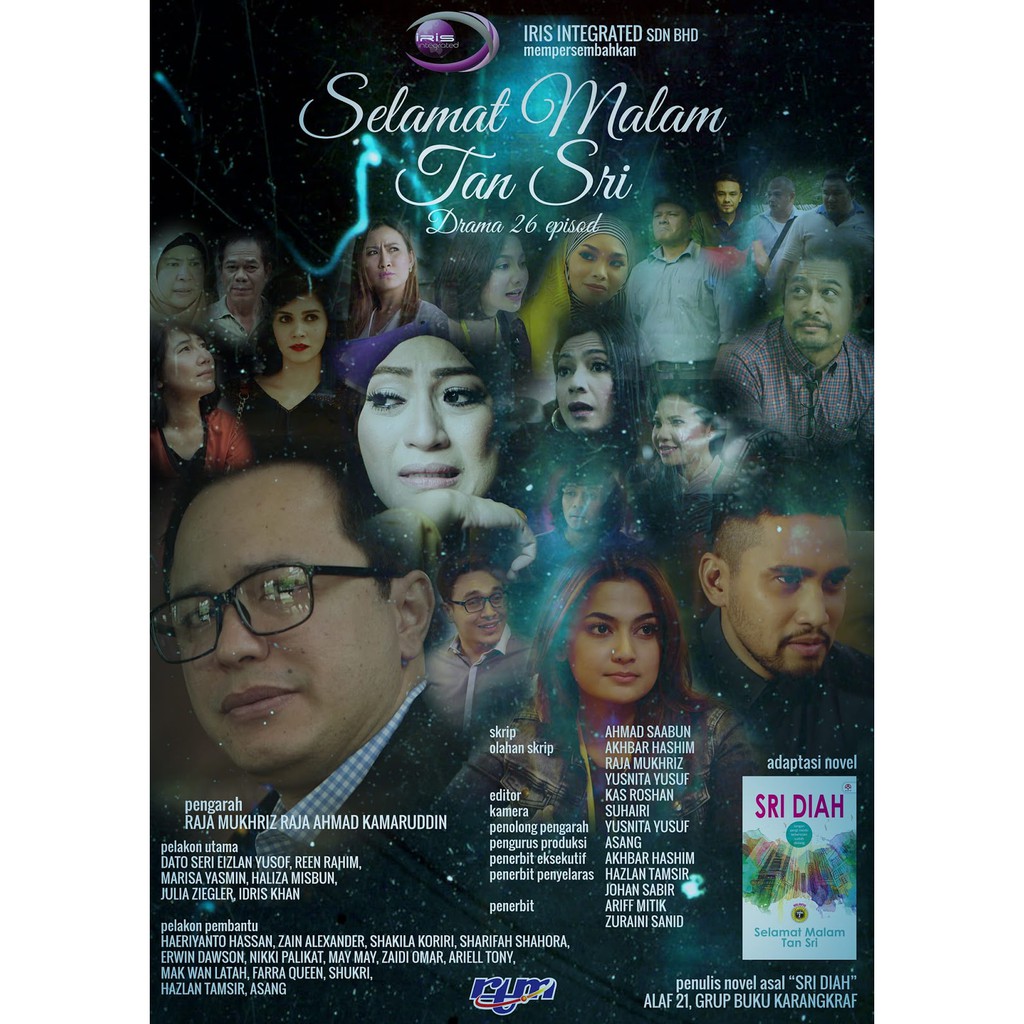 A21 Novel Selamat Malam Tan Sri Sri Diah Adaptasi Drama Shopee Malaysia