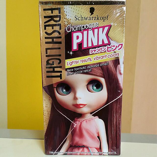Freshlight SCHWARZKOPFT CHAMPAGNE PINK HAIR DRUGS IN PINK COLOR | Shopee  Malaysia
