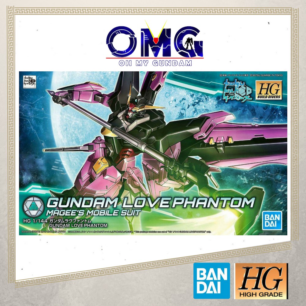 Gundam Bandai Hgbd Gundam Love Phantom Build Divers Hg Omg 1 144 1 144 Shopee Malaysia