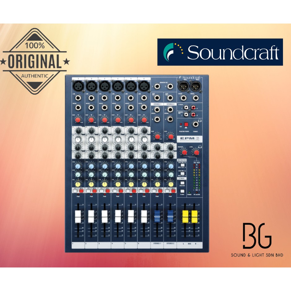 SOUNDCRAFT EPM6 Lowcost highperformance mixers Shopee Malaysia