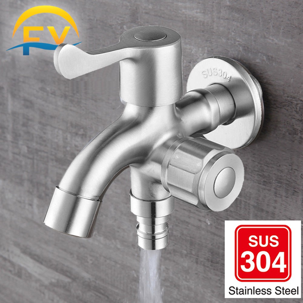 FY Two Way Water Tap Multifunctional Stainless Steel SUS304 Bathroom