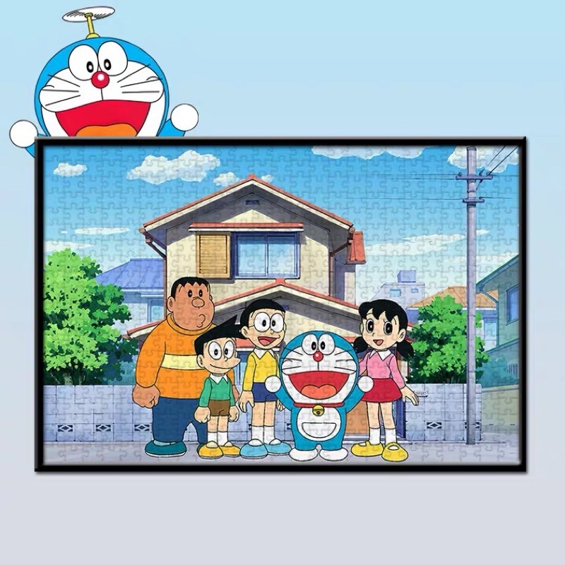 1000pcs Doraemon wooden jigsaw puzzle 木质拼图1000 | Shopee Malaysia