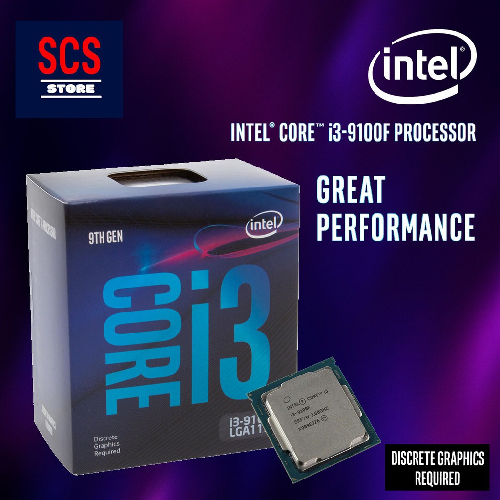 Intel Core I3 9100f 36ghz 6mb Lga1151 Processors Shopee Malaysia 9869