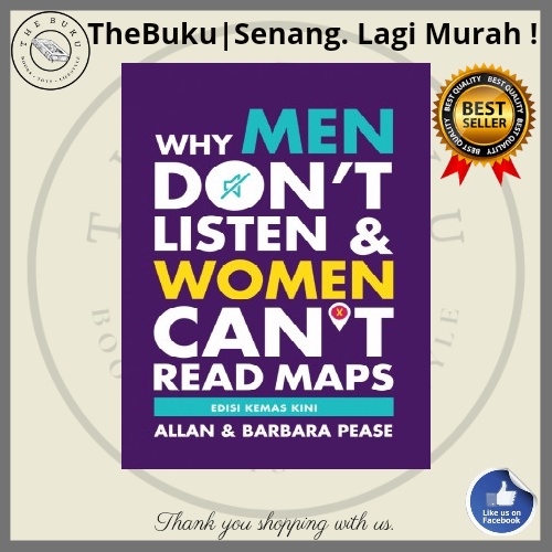 WHY MEN DON'T LISTEN WOMEN & CAN'T READ MAPS: EDISI BAHASA MELAYU + FREE ebook