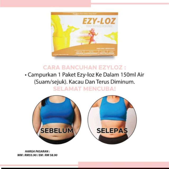 Buy Ezy Loz New Pack Dherbs Terlajak Laris Seetracker Malaysia