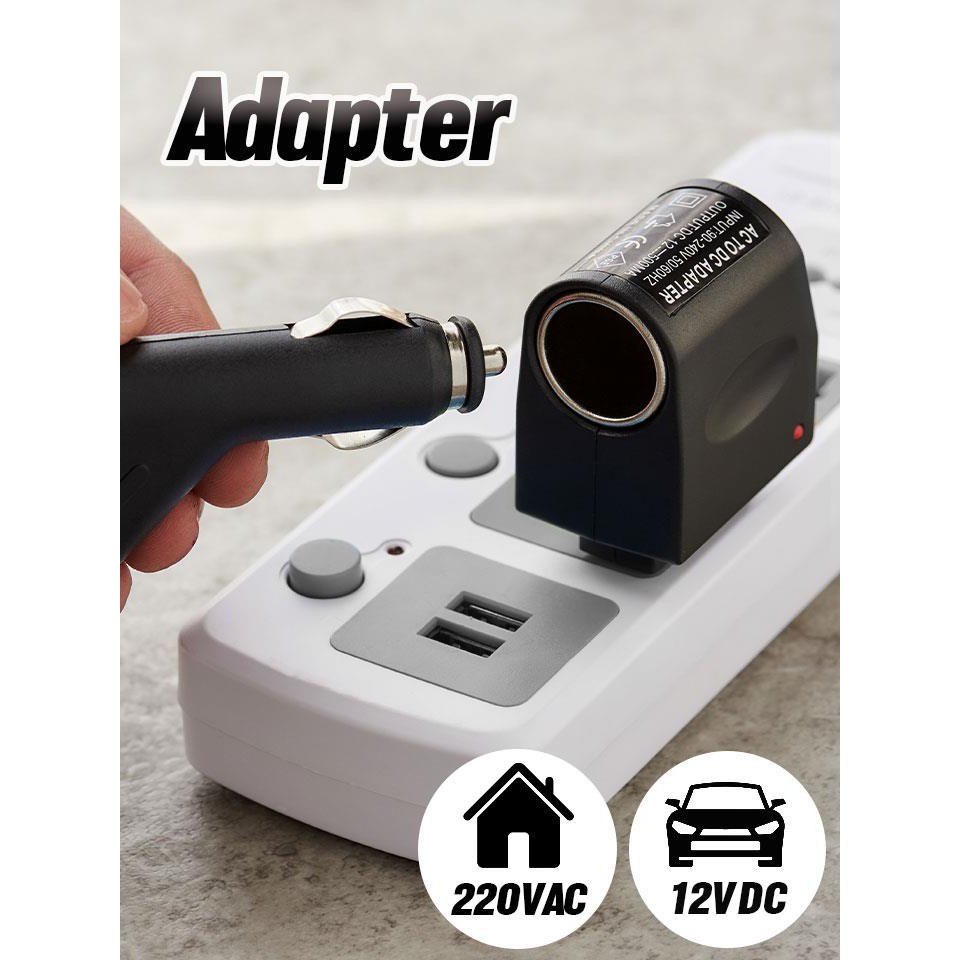 wall plug to car plug