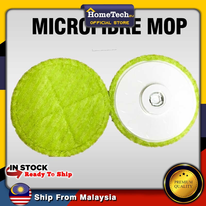 Microfibre Mop Cordless Handheld Toilet Brush Head Only