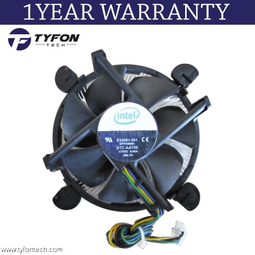Intel E33681-001 Socket 775 4-Pin Connector CPU Cooler Fan (Refurbished ...