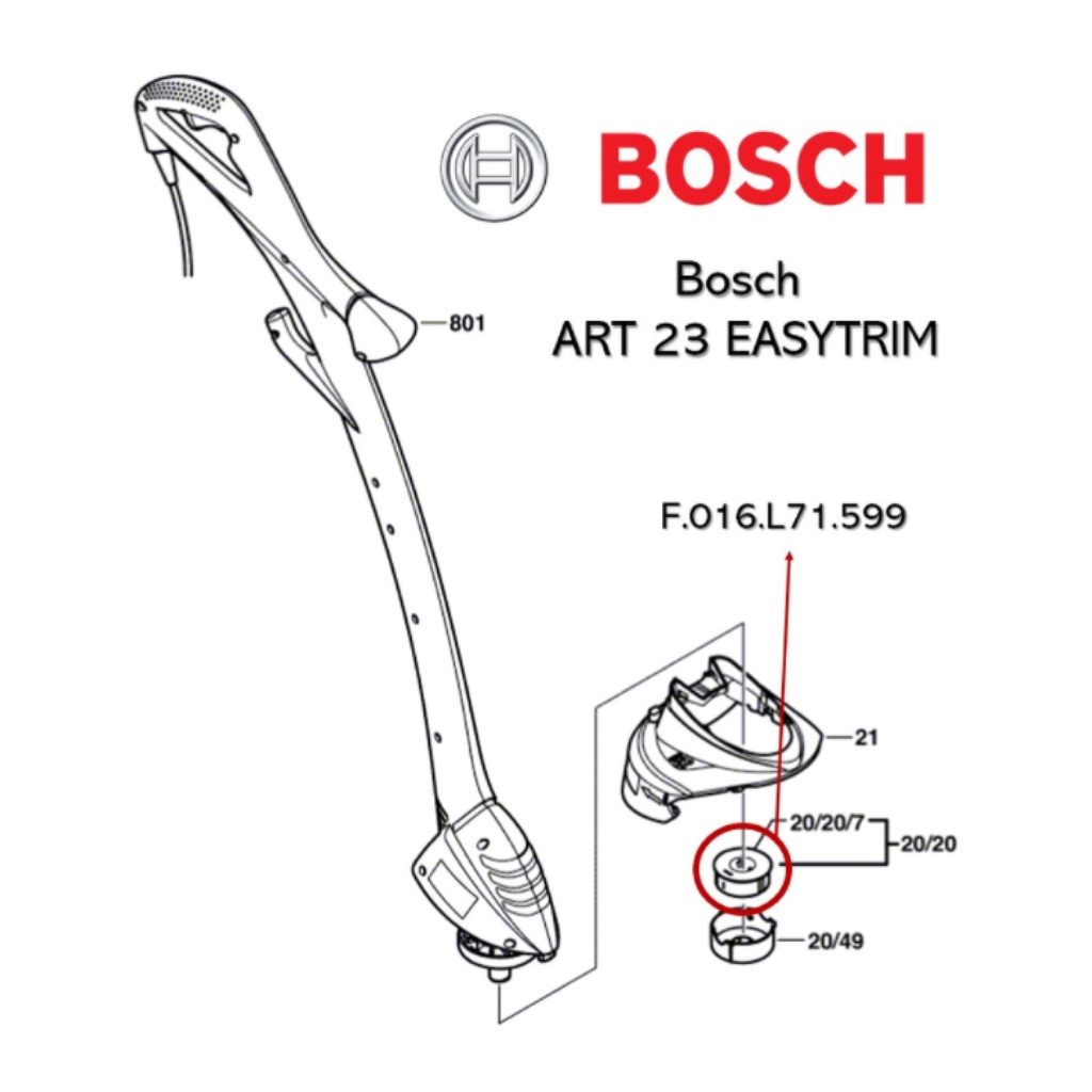 wire renewable resource Erasure Bosch Nylon Fiber Cartridge For Art23 Easytrim F016L71599 | Shopee Malaysia